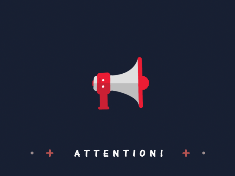 Attention by Bizon Production on Dribbble