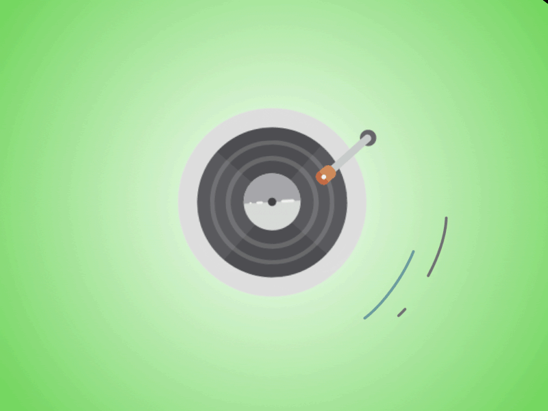 Turn Me On animation gif illustrations motion graphics turntable