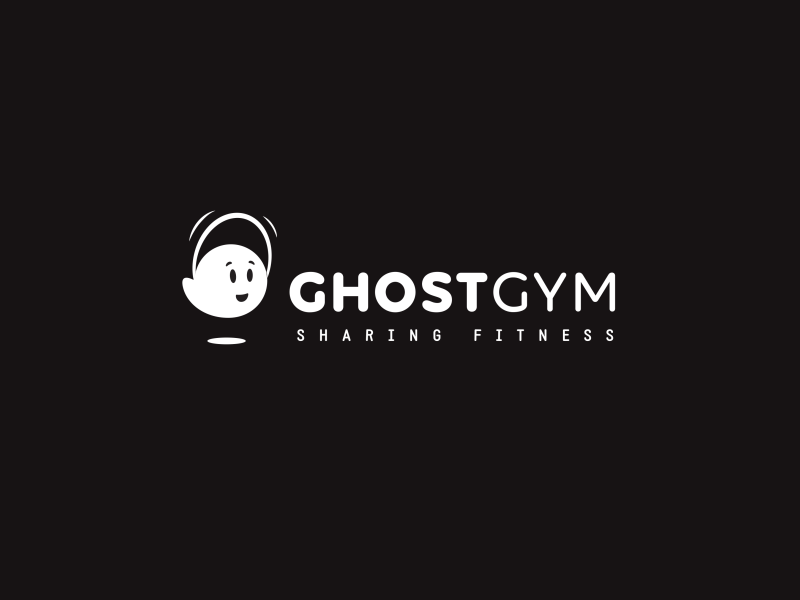 GhostGym 2d animation character ghost gif gym logo mascot motion graphics