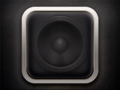 Speaker iOS Icon (II) by Román Jusdado on Dribbble