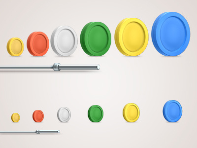 Barbells Icons