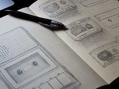 Cassette Player Project Sketch