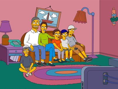 Simpson Family Portrait