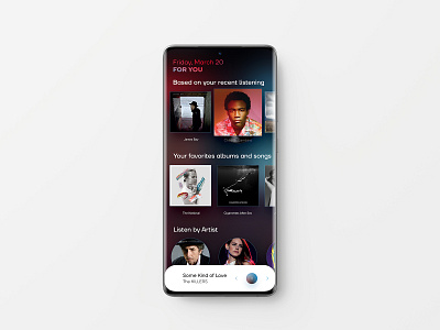 Music+ FOR YOU screen