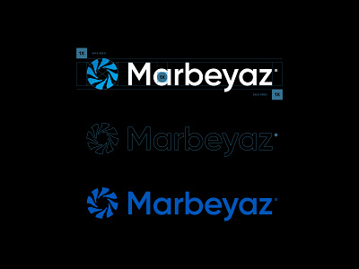 Marbeyaz® Logotype brand font brand identity branding branding agency design golden ratio grid icon icons logo logotype typography vector visual identity