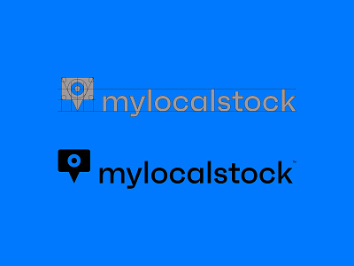 Mylocalstock logotype app brand design branding branding agency branding concept camera graphic design icon identity location pin logo logotype photography typography ui ux vectors