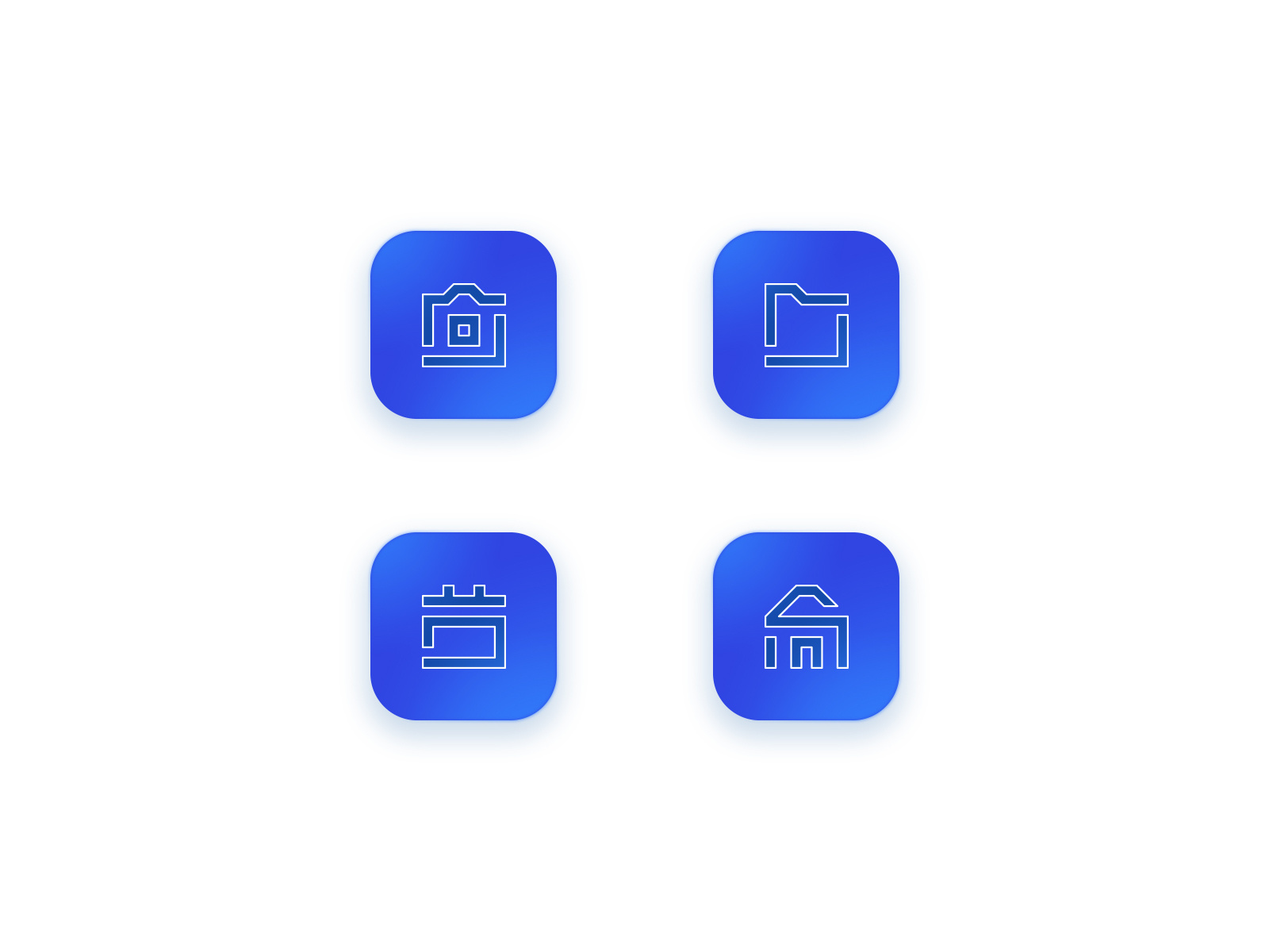 Framed icon set by Frank Sandres on Dribbble