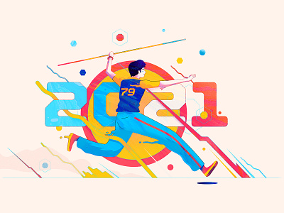2021 Illustration branding character design color palette colourful colourful art digital art graphic design illustration illustrator olympics photoshop running sports vector vectors