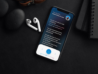 Music+ App (Lyrics) branding design graphic design icon ios ios app lyrics music music app music app design product design typography ui ui design uiux