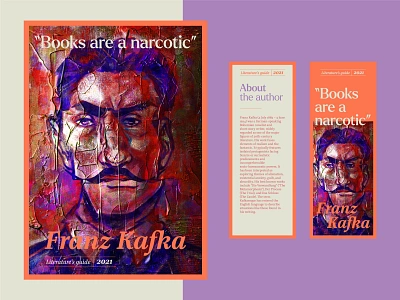 Franz Kafka Editorial branding digital art editorial art editorial design editorial illustration graphic design illustration illustrator photoshop procreate procreate art typography