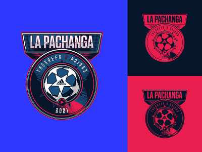 La Pachanga Tournament final logotype badge brand branding design esport esports event football graphic design identity illustration illustrator logo soccer soccer ball twitch vector vectors youtube