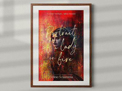 Portrait of a Lady on Fire poster book digital art editorial graphic design illustration poster poster design procreate