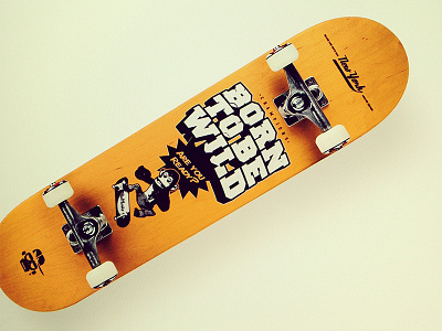 BluMonke Skateboard blumonke board branding graphic design logo mark skateboard urban vectors wild