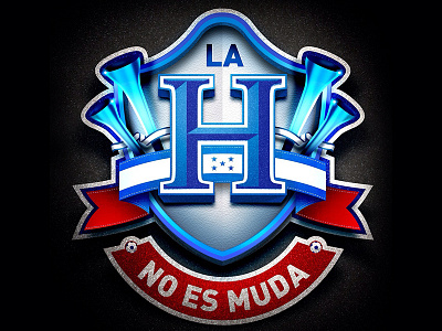 Lahnoesmuda Badge badge claro football futbol graphic design honduras logo national team polache selección soccer vectors