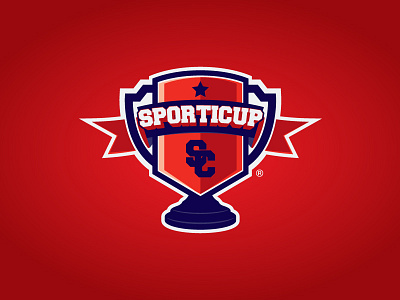 Sporticup Logo 2 app branding design graphic design ios logo soccer sports vectors web