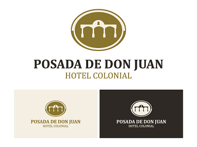 Hotel Posada Logo Proposal badged branding colonial design graphic design honduras hotel logo