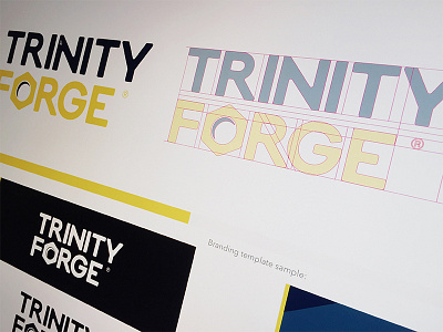 Trinity Forge logotype 02 art branding cake design forging graphic design logo metal vectors