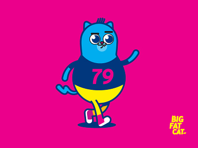 Big Fat Cat mascot design artwork cat mascot vector