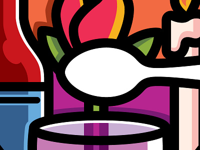 Icon shapes colorful design food graphic design icon illustration illustrator mascot shapes vectors wine