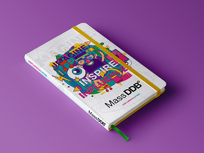 DDBº Moleskine design advertising character design ddb graphic design handbook illustration moleskine notebook vector