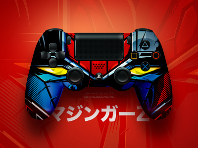 PS4 Controller Mazinger Skin