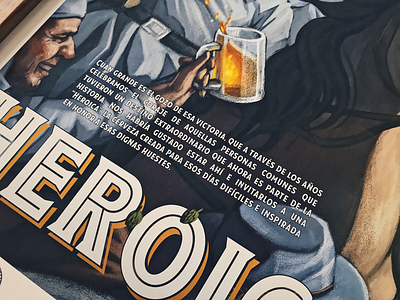 HBCo “Heroica” poster art direction beer craft beer graphic design hbco honduras brewing illustration vectors