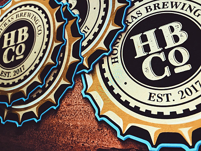 HBCo. Beer coasters art beer brewing coaster craft design direction graphic hbco honduras illustration vectors