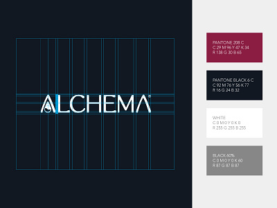 Alchema Logotype alchema app design graphic design ios photoshop sketch uiux vectors wine wine app xd