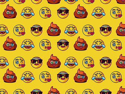 Weirdmojis adobe illustrator character design digital art emoji emojis graphic design illustration pattern vector