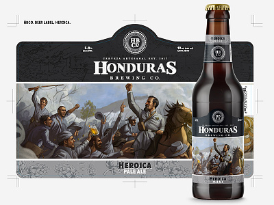 HBCo Beer label, Heroica