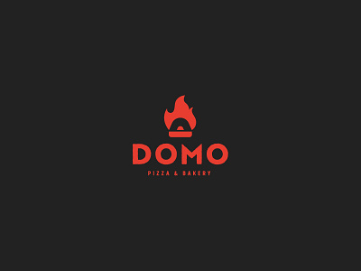 DOMO Pizza & Bakery logo identity