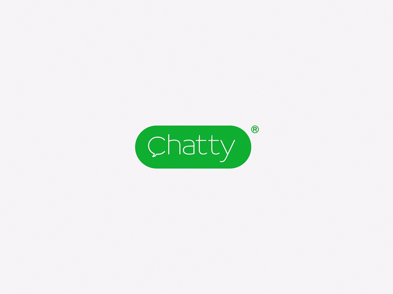 Chatty logotype branding chat chatty design graphic design icon identity logo logotype type typeart typography uiux vector vectors