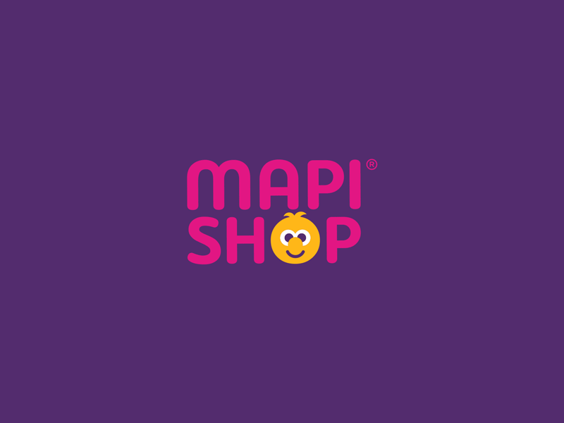 Mapi Shop Logotype branding character design design graphic design illustrator logo mascot typography vector vectors