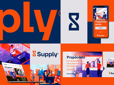 Supply® Identity System brand brand design brand identity branding graphicdesign identity illustration iosapp logotype startup startup logo typography vectors web website