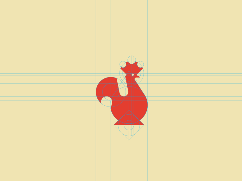 Rooster logotype craft honduras symbol icon design identity branding vector graphic design logotype logo