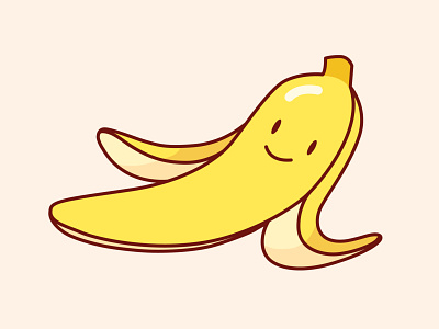 Friendly little banana banana design illustration vector