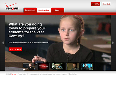 Verizon Business Tools Website