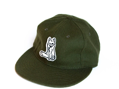 Fox Hat cap fox green hat
