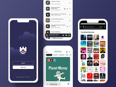 Castle android app branding design ios iphone logo mobile ui
