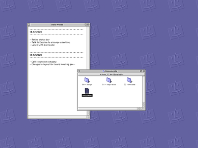 Notes (Mac OS 9) 90s apple macinstosh macos9 notes textedit ui ui design uidesign ux ux design uxdesign vintage
