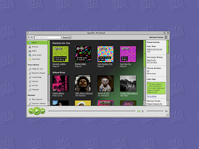 Spotify (Mac OS 9)