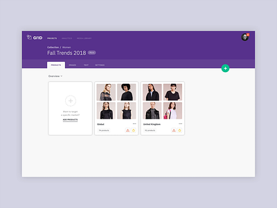 GRID CMS – Details Panel branding cms collapse content content management content management system detail panel details details panel expand interaction interaction design purple