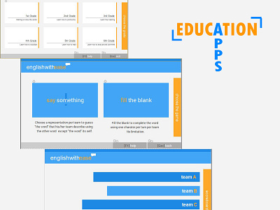 Education Apss Mockup design ui ux