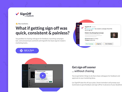 Help us out with our SignOff Slack app 🙏