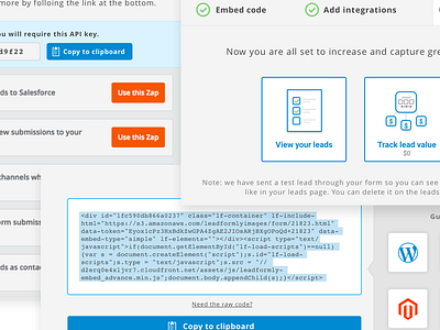 Embed Form Process