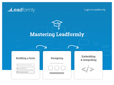 Leadformly Masterclass design icons illustration pattern process tiles ui vector web