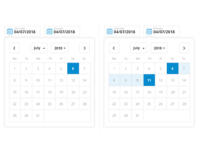 Date Picker Plain Style