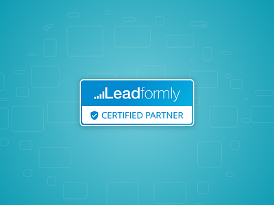 Leadformly Certified Partner Badge badge certified flat gradient shield ui web