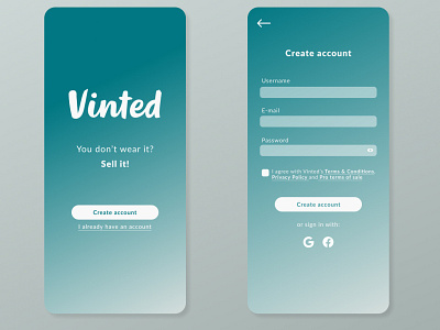 Daily UI #001 app daily ui design ui