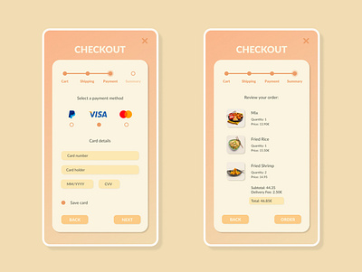 Daily UI | #002 - Checkout app checkout daily ui design figma ui